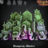 Miniature<Mimics - Miniature Marvels: Airplane Models & Painted Dice
