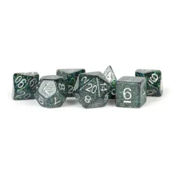 Dice<16mm Resin Poly Dice Set: Astro Mica MET 747 - Miniature Marvels: Airplane Models & Painted Dice