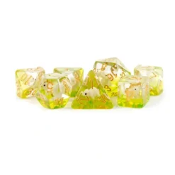 Dice<16mm Resin Poly Dice Set: Elephant Dice MET 755 - Miniature Marvels: Airplane Models & Painted Dice