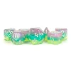 Dice<16mm Resin Poly Dice Set: Layered Stardust Radiance MET 764 - Miniature Marvels: Airplane Models & Painted Dice