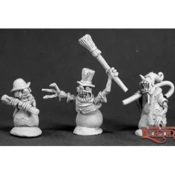 Miniature<Monstrous Snowmen (3): Dark Heaven Legends RPR 03296 - Miniature Marvels: Airplane Models & Painted Dice