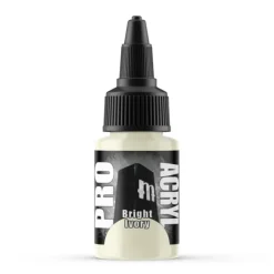 Paint<Monument Hobbies Pro Acryl Standard Bright Ivory 22ml - Miniature Marvels: Airplane Models & Painted Dice