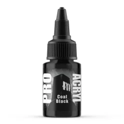 Paint<Monument Hobbies Pro Acryl Standard Coal Black 22ml - Miniature Marvels: Airplane Models & Painted Dice
