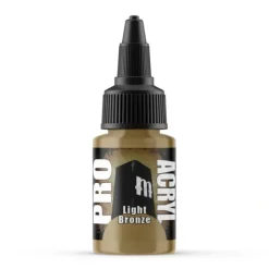 Paint<Monument Hobbies Pro Acryl Standard Light Bronze 22ml - Miniature Marvels: Airplane Models & Painted Dice