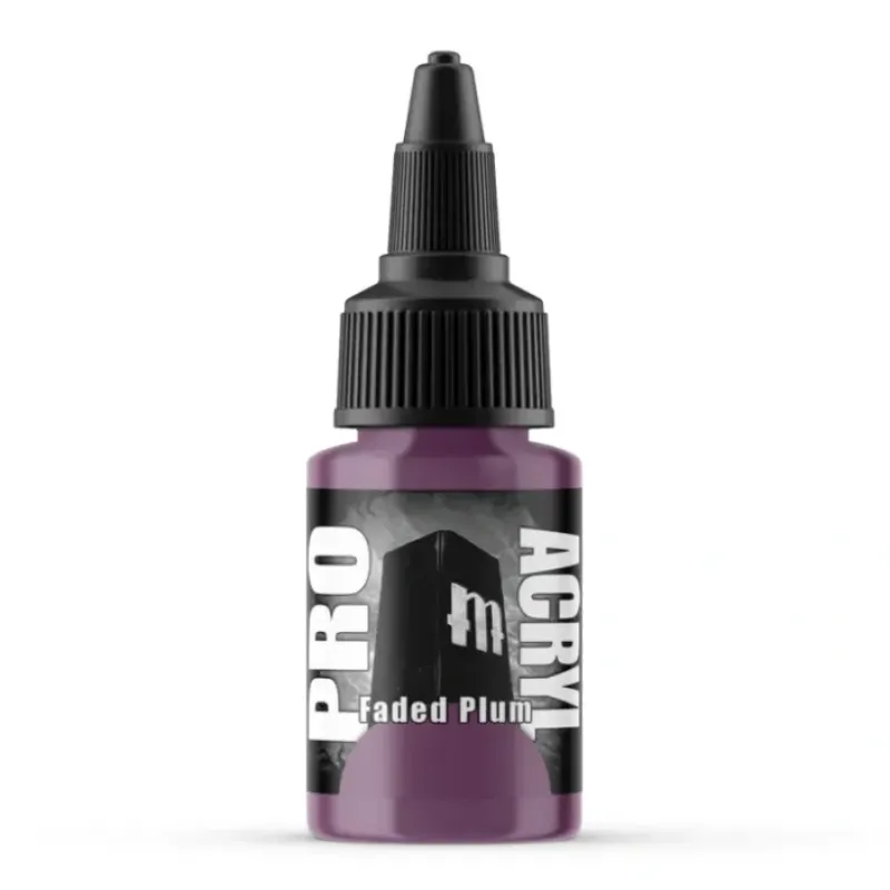 Paint<Monument Hobbies Pro Acryl Standard Faded Plum 22ml - Miniature Marvels: Airplane Models & Painted Dice