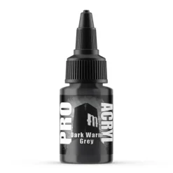 Paint<Monument Hobbies Pro Acryl Standard Dark Warm Grey 22ml - Miniature Marvels: Airplane Models & Painted Dice