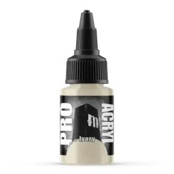 Paint<Monument Hobbies Pro Acryl Standard Ivory 22ml - Miniature Marvels: Airplane Models & Painted Dice