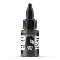 Paint<Monument Hobbies Pro Acryl Standard Warm Grey 22ml - Miniature Marvels: Airplane Models & Painted Dice