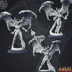 Miniature<Mother Of Demons - Miniature Marvels: Airplane Models & Painted Dice