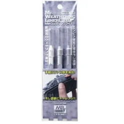 Paint<Mr. Weathering Liner Snow Color Set LTG MRHOB-PP203 - Miniature Marvels: Airplane Models & Painted Dice