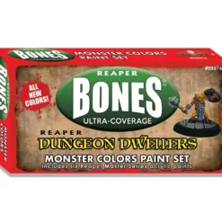 Paint<MSP: Bones: Monster Colors Set - Miniature Marvels: Airplane Models & Painted Dice