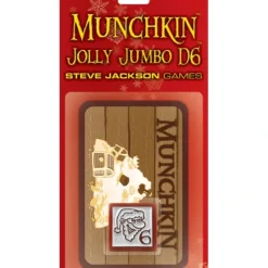 Dice<Munchkin Jolly Jumbo d6 (Red) Games SJG 5536A - Miniature Marvels: Airplane Models & Painted Dice