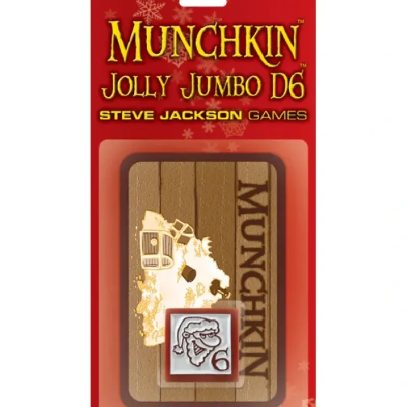 Dice<Munchkin Jolly Jumbo d6 (Red) Games SJG 5536A - Miniature Marvels: Airplane Models & Painted Dice
