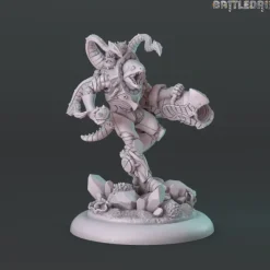 Miniature<Mu'Ren Bombardier - Miniature Marvels: Airplane Models & Painted Dice