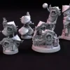 Miniature<Myconid Spud Gang - Miniature Marvels: Airplane Models & Painted Dice