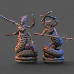 Miniature<Naga Bundle - Miniature Marvels: Airplane Models & Painted Dice