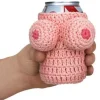 Egpull<Nana's Boobies Knitted Beer Can Bottle Cooler Holder Adult Gag - BigMouth Inc. - Miniature Marvels: Airplane Models & Painted Dice