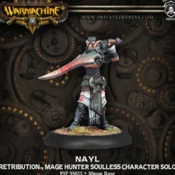 Miniature<Nayl: Retribution Retribution Mage Hunter Soulless Character - Solo PIP 35022 - Miniature Marvels: Airplane Models & Painted Dice