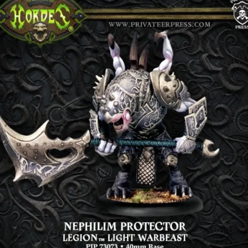 Miniature<Nephilim Protector: Legion of Everblight - Warbeast PIP 73073 - Miniature Marvels: Airplane Models & Painted Dice