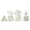 Dice<Neutron Dice: "Ice" (White) GKG N070 - Miniature Marvels: Airplane Models & Painted Dice