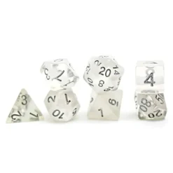 Dice<Neutron Dice: "Ice" (White) GKG N070 - Miniature Marvels: Airplane Models & Painted Dice