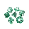 Dice<Neutron Dice: "Mint Green" GKG N0202 - Miniature Marvels: Airplane Models & Painted Dice