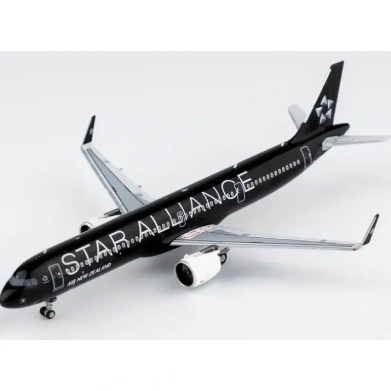 Airplane Model*NG 13056 1:400 Air New Zealand A321neo ZK-OYB star alliance black - Miniature Marvels: Airplane Models & Painted Dice