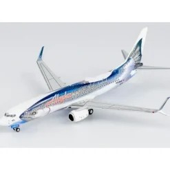 Airplane Model*NG 58167 1:400 Alaska Airlines 737-800/w N559AS(Salmon Thirty Salmon II livery; with scimitar winglets) - Miniature Marvels: Airplane Models & Painted Dice