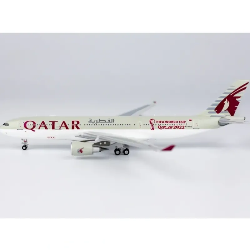 Airplane Model*NG 61058 1:400 Qatar Airways Airbus A330-200 A7-ACS "FIFA World Cup Qatar 2022" - Miniature Marvels: Airplane Models & Painted Dice