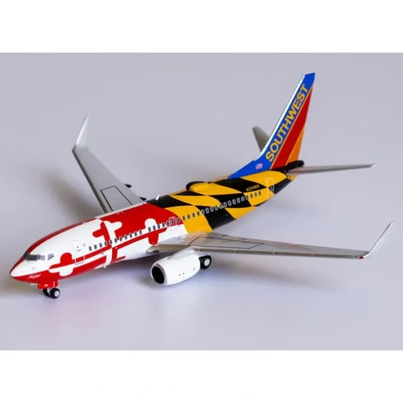 Airplane Model*NG 77006 1:400 Southwest Airlines Boeing 737-700 N214WN (Maryland One Livery with Canyon Blue tail) - Miniature Marvels: Airplane Models & Painted Dice