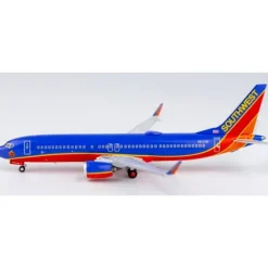 Airplane Model*NG 88002 1:400 Southwest Airlines Boeing 737 MAX 8 N872CB "Canyon Blue Retro" - Miniature Marvels: Airplane Models & Painted Dice