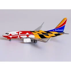 Airplane Model*NG 77007 1:400 Southwest Airlines Boeing 737-700 N214WN (Maryland One livery with Heart One tail) - Miniature Marvels: Airplane Models & Painted Dice