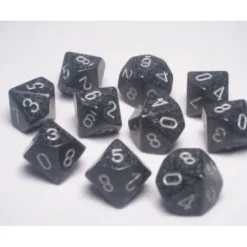 Dice<Ninja: Speckled d10 Dice Set (10's) CHX 25118 - Miniature Marvels: Airplane Models & Painted Dice