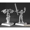 Miniature<Nualia and Erylium: Pathfinder RPR 60012 - Miniature Marvels: Airplane Models & Painted Dice