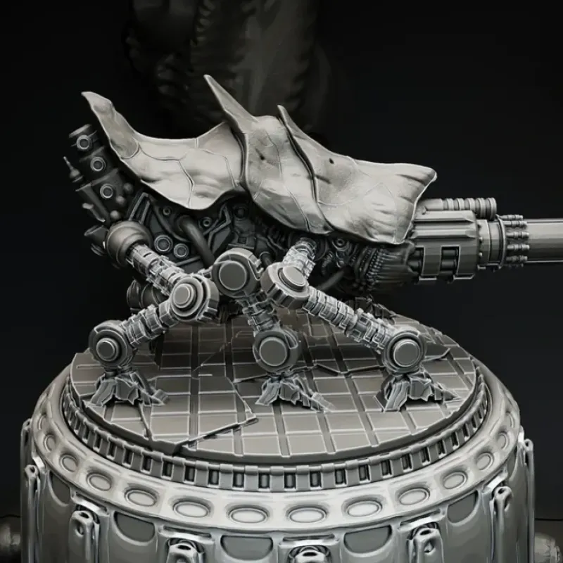 Miniature<Obsidion Form - Miniature Marvels: Airplane Models & Painted Dice