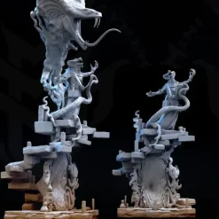 Miniature<Occult Cobras - Miniature Marvels: Airplane Models & Painted Dice