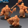 Miniature<Ogre Warlocks - Miniature Marvels: Airplane Models & Painted Dice