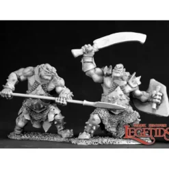 Miniature<Orc Spearman and Swordsman: Dark Heaven Legends RPR 03400 - Miniature Marvels: Airplane Models & Painted Dice