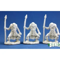 Miniature<Orc Spearmen (3): Bones RPR 77003 - Miniature Marvels: Airplane Models & Painted Dice