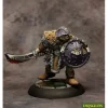 Miniature<Orc Warrior of the Ragged Wound Tribe: Dungeon Dwellers RPR 07007 - Miniature Marvels: Airplane Models & Painted Dice