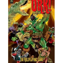 Role-playing Game<Ork! The RPG: 2nd Edition GRR 4502 - Miniature Marvels: Airplane Models & Painted Dice