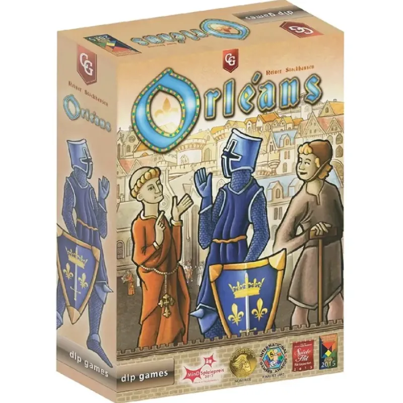 Board Game<Orleans CSG ORL101 - Miniature Marvels: Airplane Models & Painted Dice