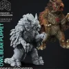 Miniature<Owl Bear Puppet - Miniature Marvels: Airplane Models & Painted Dice