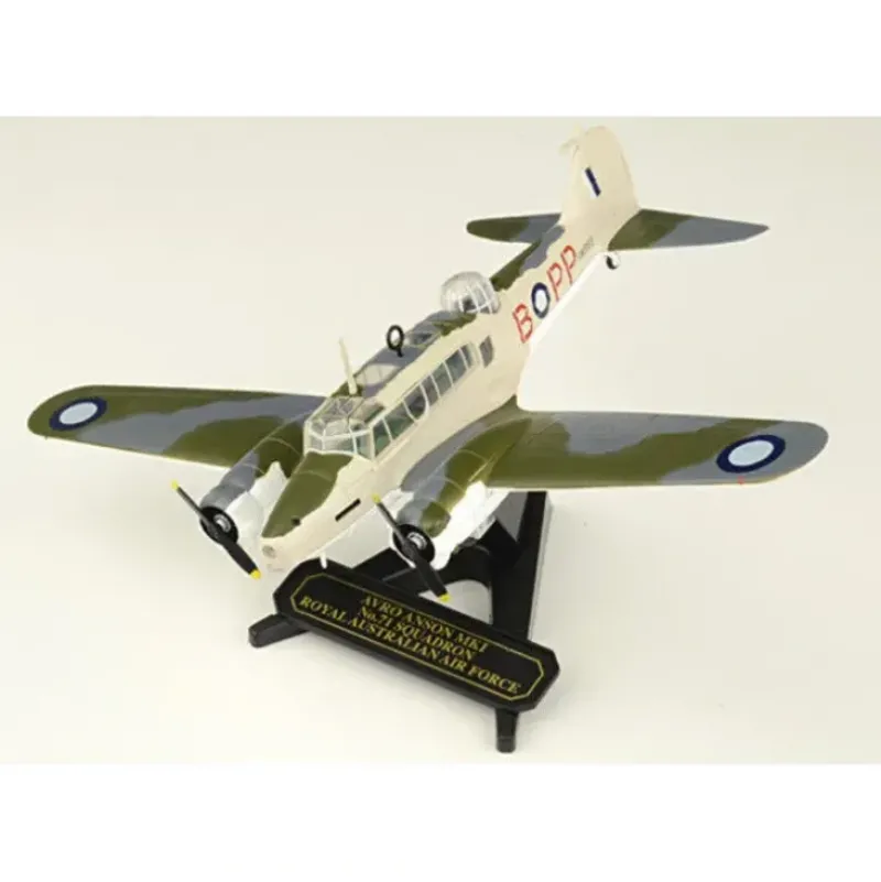 Airplane Model*Oxford 72AA005 Avro Anson Mk I RAAF No.71 Sqn, AW665 - Miniature Marvels: Airplane Models & Painted Dice