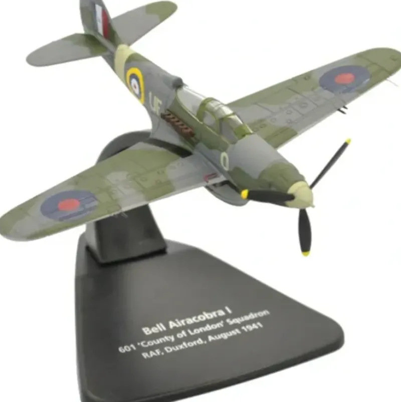 Airplane Model*Oxford AC071 1:72 Bell Airacobra RAF No. 601 Squadron Duxford 1940 - Miniature Marvels: Airplane Models & Painted Dice