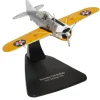 Airplane Model*Oxford AC082 1:72 Brewster F2A-1 Buffalo - VF-3, U.S. Navy, USS Saratoga (CV-3), 1939 - Miniature Marvels: Airplane Models & Painted Dice