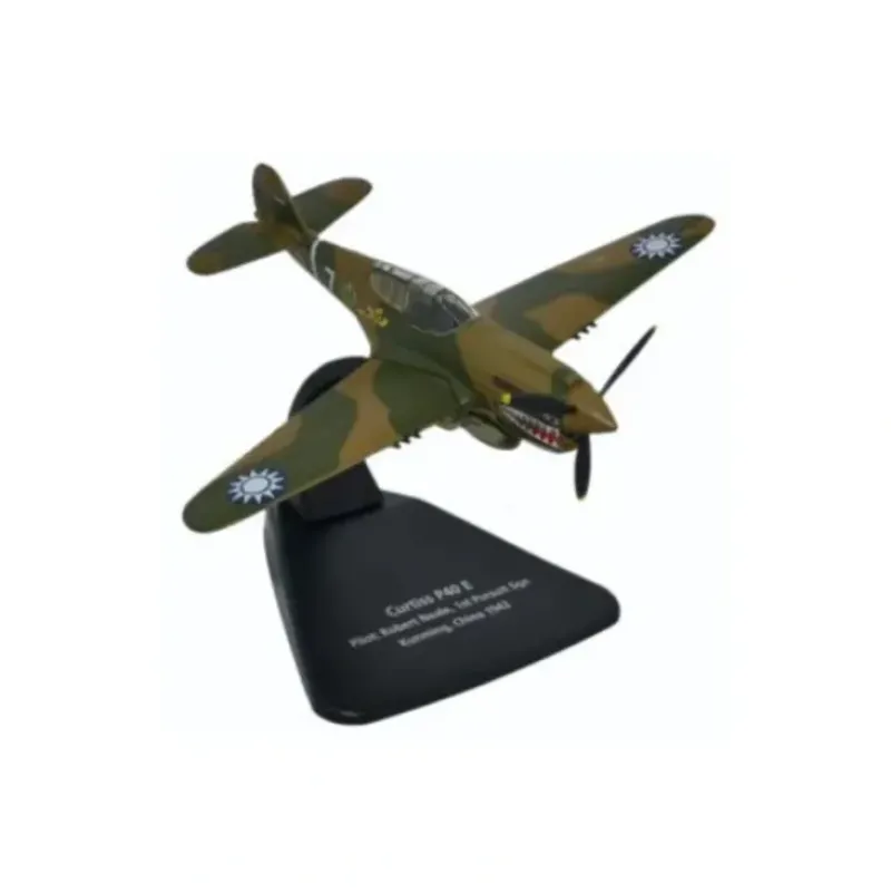 Airplane Model*Oxford AC074 1:72 Curtiss P-40 Warhawk - 13-Victory Ace Robert Neale, 1st Squadron Commander, AVG "Flying Tigers" - Miniature Marvels: Airplane Models & Painted Dice