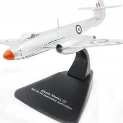 Airplane Model*Oxford AC095 1:72 Gloster F.3 Meteor - RAF Hednesford, Staffs, England, 1955 - Miniature Marvels: Airplane Models & Painted Dice
