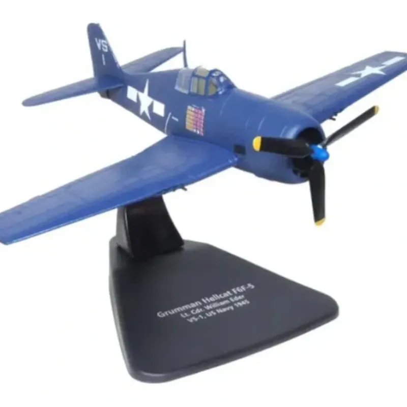 Airplane Model*Oxford AC119 1:72 Grumman F6F-5 Hellcat - 6.5-victory ace Lt. Cdr. Willard Eder, VS-1, U.S. Navy, 1945 - Miniature Marvels: Airplane Models & Painted Dice