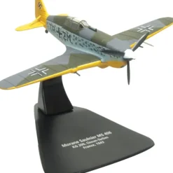 Airplane Model*Oxford AC116 1:72 Morane Saulnier 406 KG200 Luftwaffe France 1943 - Miniature Marvels: Airplane Models & Painted Dice